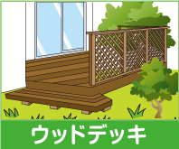 ウッドデッキ